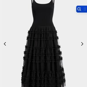 Chinq a sept Elegant Black Tiered Dress!
